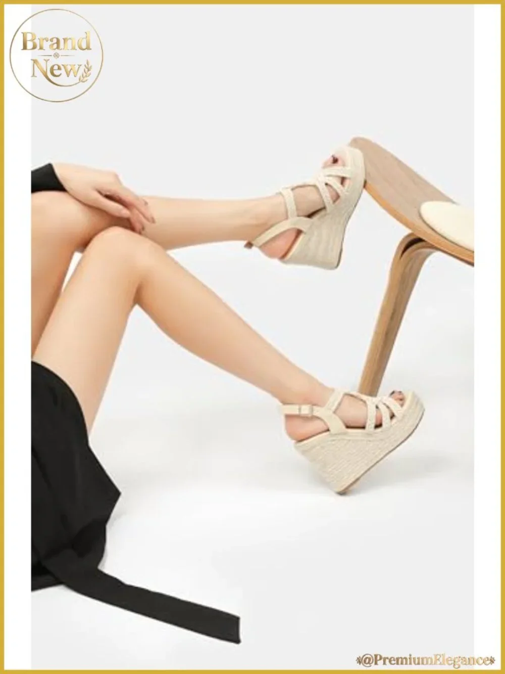N/A espadrille wedge